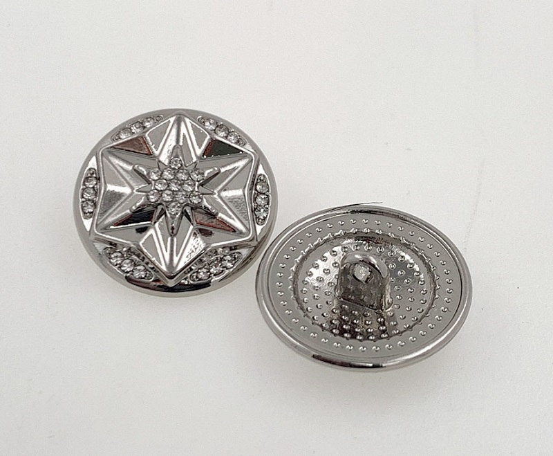 Decorative Shank Buttons – Premium Ehenstone Star Design for Fashion Apparel